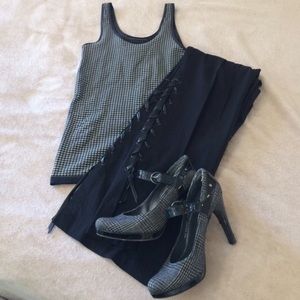 $100 Black Cache Waist